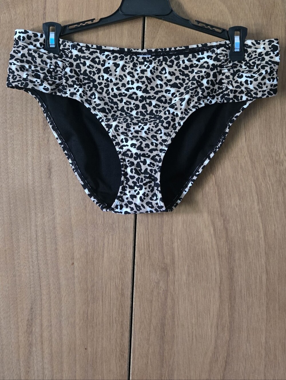 Leopard Print Bikini Bottoms - Medium Coverage